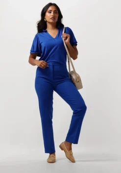 JANSEN AMSTERDAM e pantalon wq440 woven high waisted ankle pants>DAMES Broeken