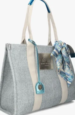 blauwe kurt geiger london handtas lg southbank tote