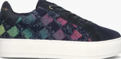 blauwe kurt geiger london lage sneakers laney