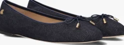 blauwe lauren ralph lauren ballerina's jayna flats ballet