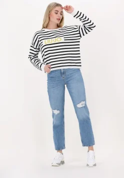LIU JO e straight leg jeans ecs pant.denim straight h.w.>DAMES Jeans