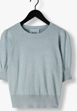 blauwe minus top liva knit tee