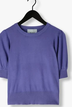 blauwe minus top liva knit tee