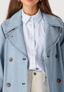 MODSTRÖM e modström trenchcoats madelinemd denim jacket><noscript><img width=