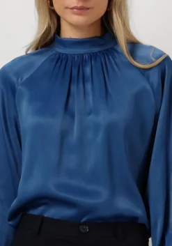 blauwe mos mosh blouses silja glossi blouse