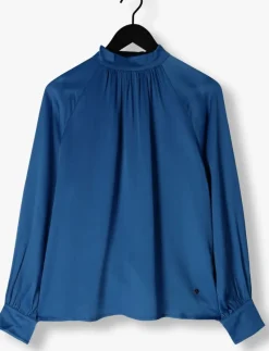 blauwe mos mosh blouses silja glossi blouse