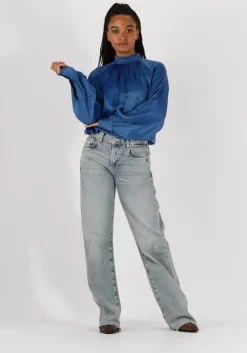 blauwe mos mosh blouses silja glossi blouse