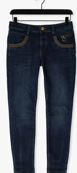 blauwe mos mosh slim fit jeans naomi shade blue jeans