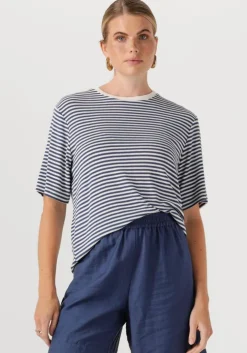 blauwe msch copenhagen t-shirt mschjana tee stp