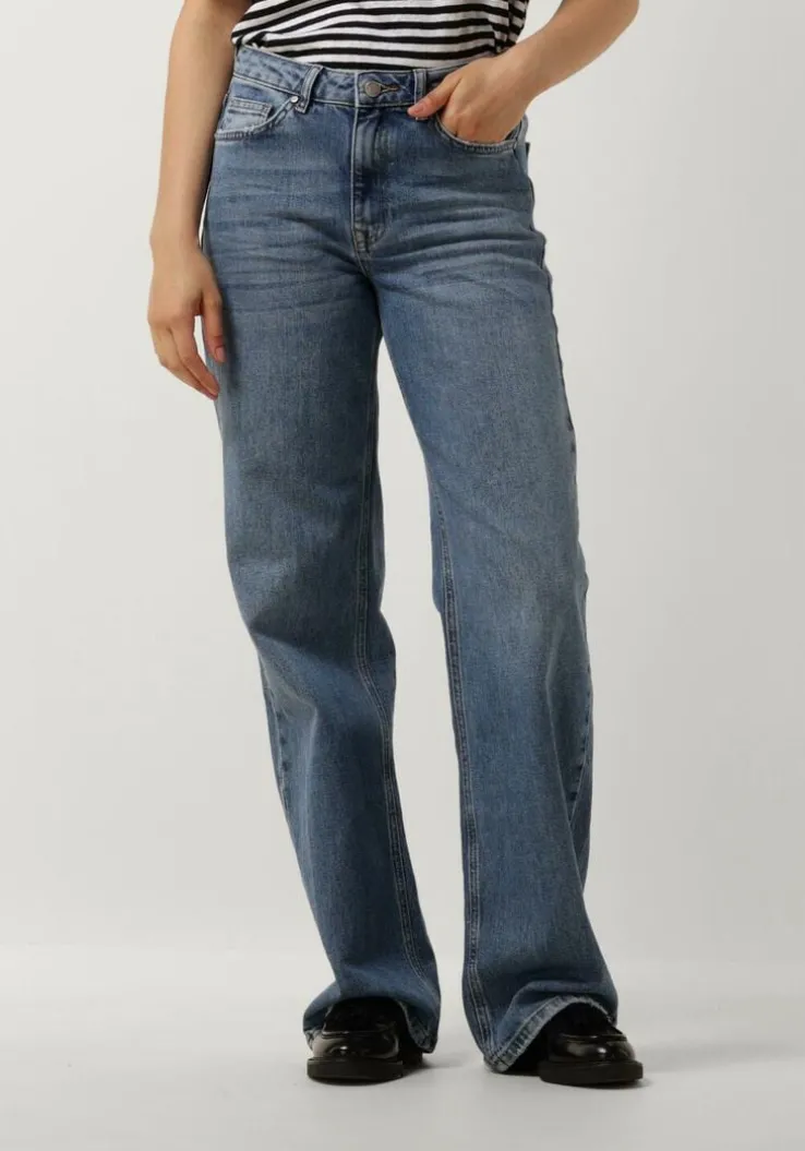 blauwe my essential wardrobe wide jeans 35 the louis 139 high wide y