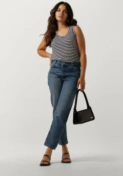 blauwe my essential wardrobe mom jeans 34 the mommy 139 high tapered