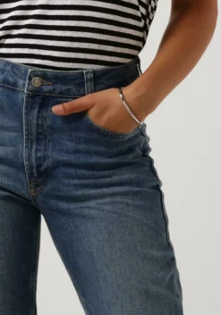 blauwe my essential wardrobe mom jeans 34 the mommy 139 high tapered