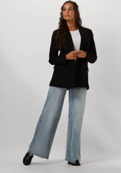 blauwe my essential wardrobe wijde broek dangomw 144 xwide