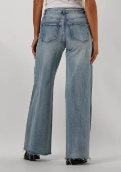 blauwe my essential wardrobe wijde broek dangomw 144 xwide