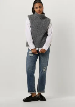 blauwe my essential wardrobe straight leg jeans tusamw 140 high straight y