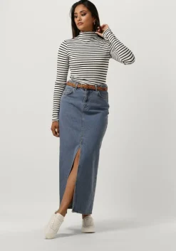 blauwe neo noir maxirok frankie d skirt po