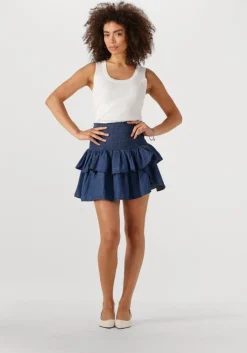 NEO NOIR e minirok carin denim skirt>DAMES Rokken