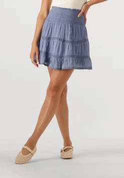 blauwe neo noir minirok robby s voile skirt