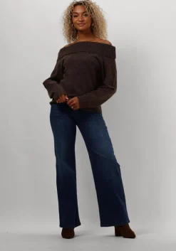 blauwe neo noir wide jeans carla denim pants