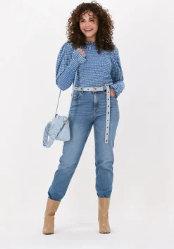 blauwe notes du nord top cheryl blouse