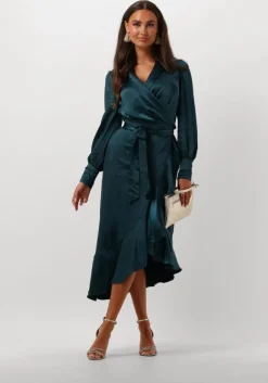 NOTRE-V e midi jurk nv-dorissa satin dress><noscript><img width=