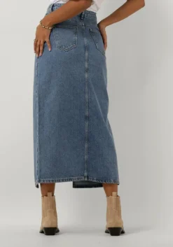 NOTRE-V e midirok denim maxi skirt><noscript><img width=