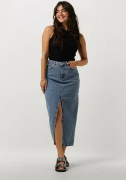 NOTRE-V e midirok denim maxi skirt><noscript><img width=