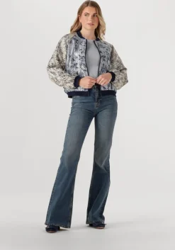 blauwe notre-v slingbacks 12241