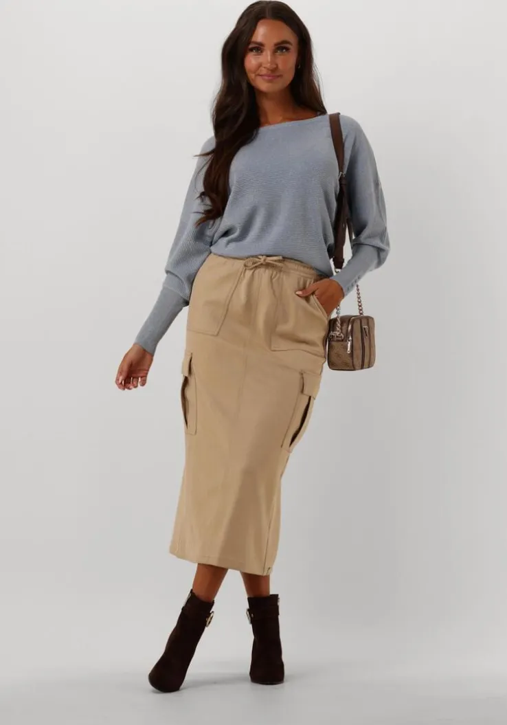 blauwe nukus top batwing pullover lurex