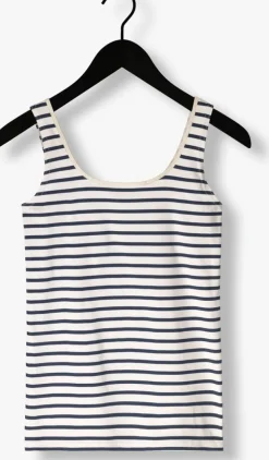 blauwe nukus top juba singlet stripe