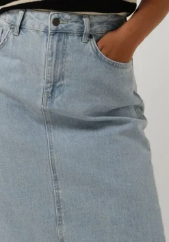 OBJECT e midirok objellen mw long denim skirt><noscript><img width=