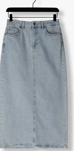 OBJECT e midirok objellen mw long denim skirt><noscript><img width=