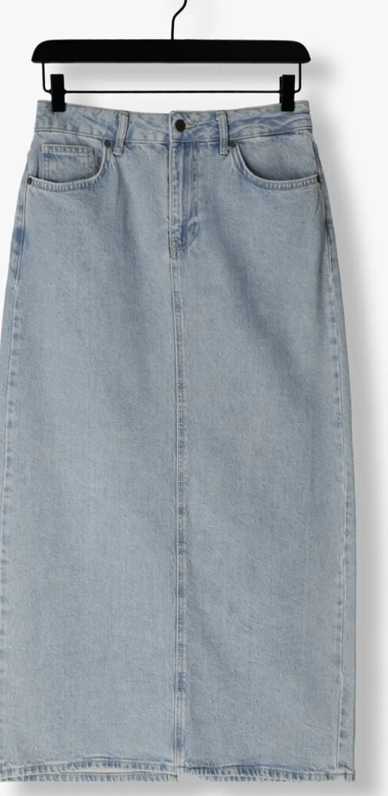 OBJECT e midirok objellen mw long denim skirt>DAMES Rokken