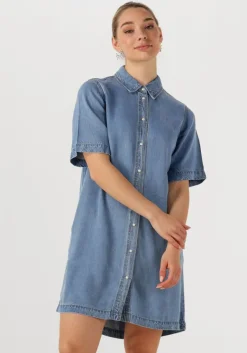 OBJECT e mini jurk objframe 2/4 re denim dress>DAMES Jurken