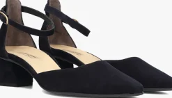 blauwe paul green sandalen met hak 3820