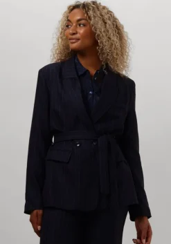 blauwe pom amsterdam blazer blazer - striped midnight blue
