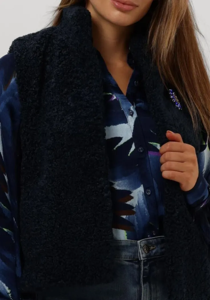 blauwe pom amsterdam gilet gilet - teddy love