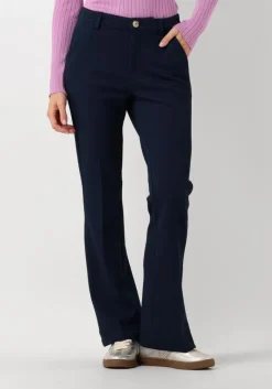 POM AMSTERDAM e pantalon pants - liv eternal blue>DAMES Broeken