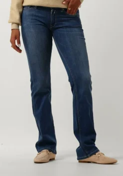 blauwe replay slim fit jeans new luz bootcut pants