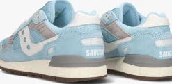 blauwe saucony lage sneakers shadow 5000 w