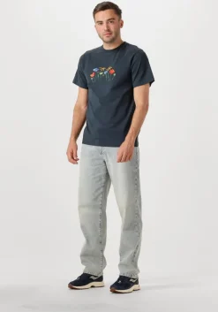 blauwe saucony lage sneakers grid jazz 9