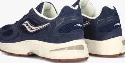 blauwe saucony lage sneakers grid jazz 9
