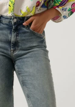 blauwe scotch & soda skinny jeans haut high rise skinny jeans