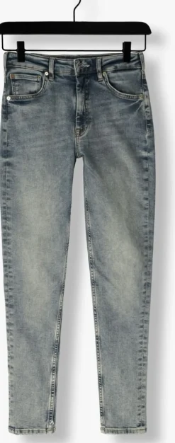 blauwe scotch & soda skinny jeans haut high rise skinny jeans