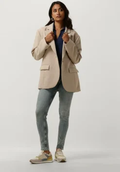 blauwe scotch & soda skinny jeans haut high rise skinny jeans