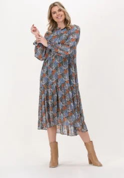 SECOND FEMALE e midi jurk itea dress>DAMES Jurken