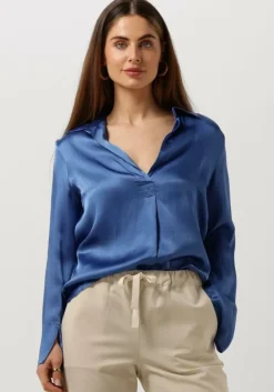 blauwe semicouture blouses timotha