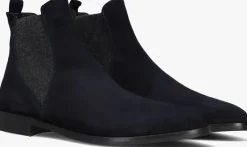 blauwe stefano lauran enkellaarsjes s3289