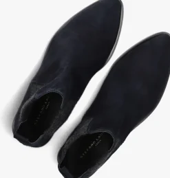 blauwe stefano lauran enkellaarsjes s3289