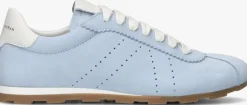 blauwe stefano lauran lage sneakers 1slick100